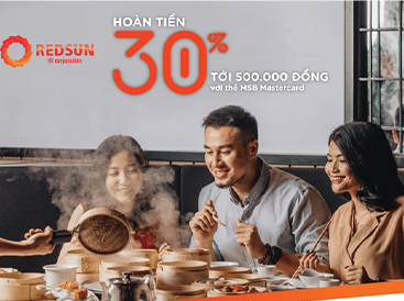 Đón 20/10 - Ưu đãi hoàn tiền cho thẻ MSB Mastercard